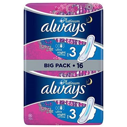 Sempre Platinum Notte Assorbenti Con Le Ali Misura 3 Confezione Da 16 - Foto 1