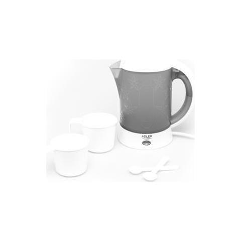 Bollitore Da Viaggio Ad 1268 Standard, Plastica, Bianco, 600 W, 0,6 L - Foto 2