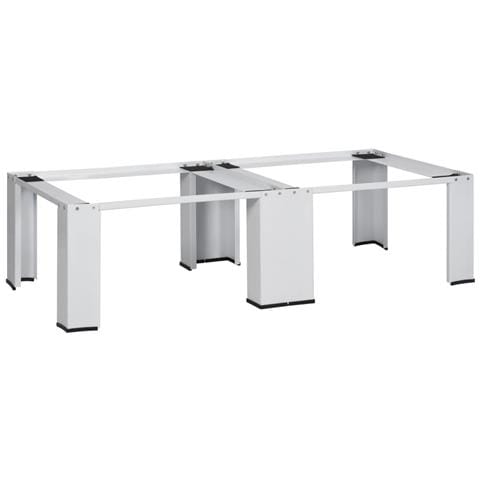 VIDAXL Supporto Doppio per Lavatrice e Asciugatrice Bianco VIDAXL Supporto Doppio per Lavatrice e Asciugatrice Bianco