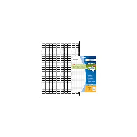 Adhesive labels white A4 Movables 17.8x10 6750 pcs, Bianco, 1,78 cm, 1 cm - Foto 2