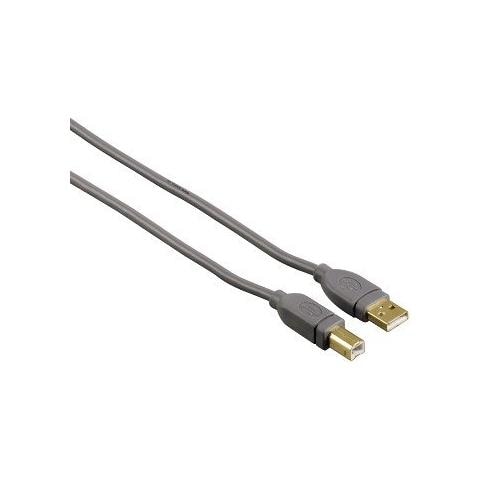 USB 2.0, 1m. 1m USB A USB B Grigio cavo USB - Foto 1