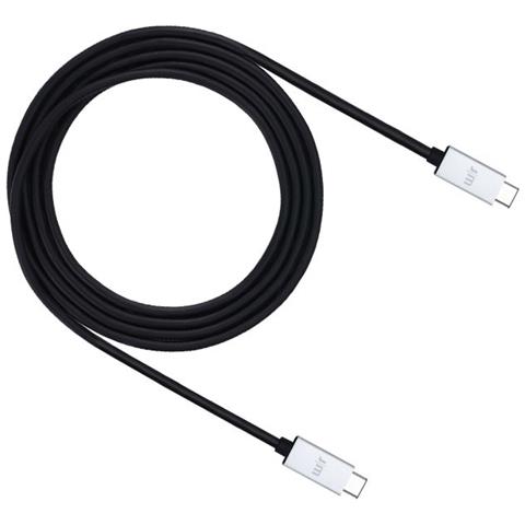 AluCable USB-C - USB USB-C USB-C Nero, Bianco cavo di interfaccia e adattatore - Foto 3