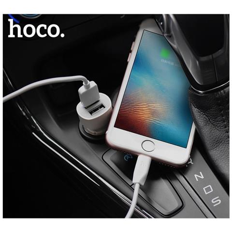 Caricabatterie Z2a Auto Originale 8 Pin - Dual Usb White Per Iphone X Xs Xr 11 12 13 14 - Foto 5