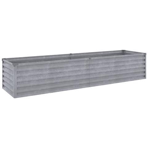 Fioriera Rialzata Da Giardino 194x50x36 Cm In Acciaio Corten - Foto 2