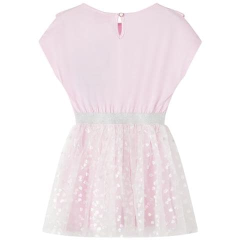Abito Da Bambina Con Volant Rosa Chiaro 104 - Foto 2