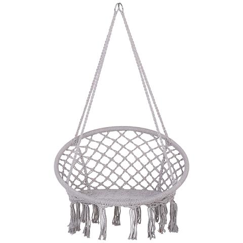 Sedia Sospesa Da Fissare Al Soffitto Gabella Cotone Grigio Chiaro - Foto 2