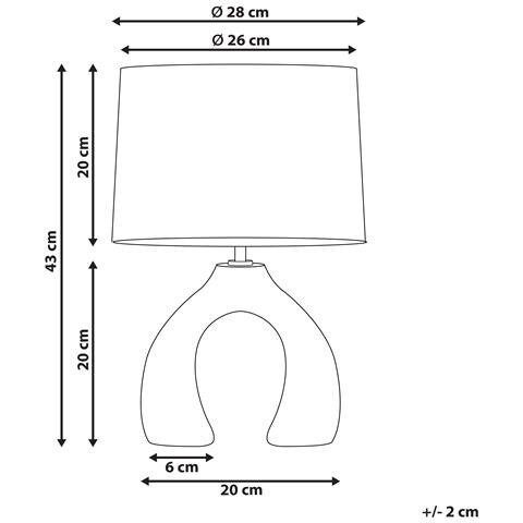 Lampada Da Tavolo Abbie Ceramica Rosa - Foto 12