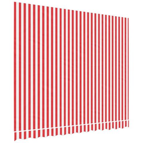 Tessuto Di Ricambio Per Tenda Strisce Rosse E Bianche 3x2,5 M - Foto 2