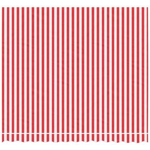 Tessuto Di Ricambio Per Tenda Strisce Rosse E Bianche 3x2,5 M - Foto 3