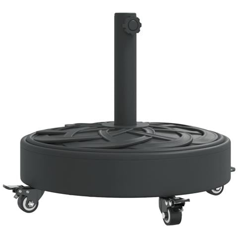 Base per Ombrellone con Ruote per Pali Ø38/48 mm 27 kg Rotonda - Foto 2