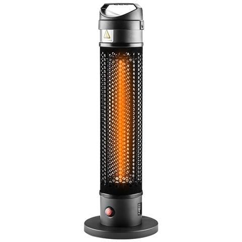Radiatore Da Terra 1000w, Ip44, Elemento Riscaldante Con Lampada In Fibra Di Carbonio - Foto 1