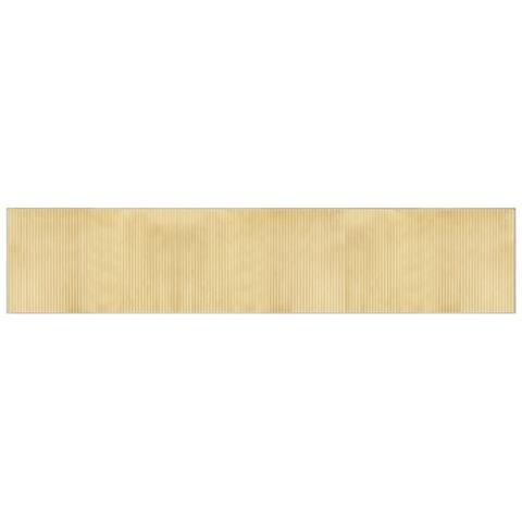 Tappeto Rettangolare Natura Chiaro 60x300 Cm In Bambù - Foto 2