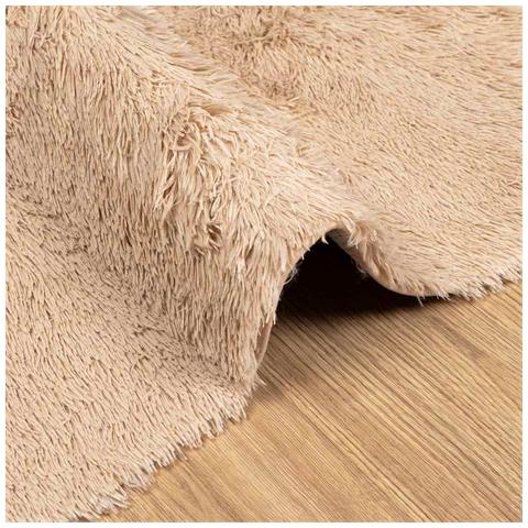 Tappeto Shaggy a Pelo Lungo NAVARRA Beige 130x200 cm poliestere - Foto 9