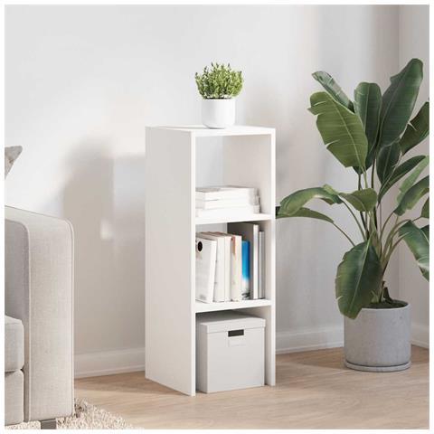 Libreria Impilabili Bianca 30x30x80 Cm In Legno Multistrato - Foto 3