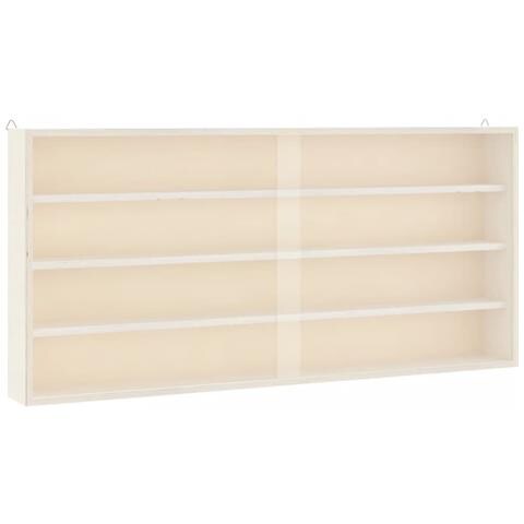 Teca Da Collezione In Legno Con Porte 80x8,5x37 Cm - Foto 2