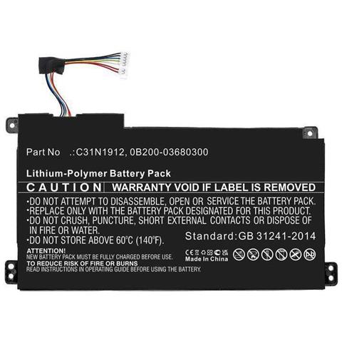 Laptop Battery 41.04wh Li-polymer 11.4v 3600mah - Batterie - 3.600 Mah (0b200-03680200-cp) - Foto 1