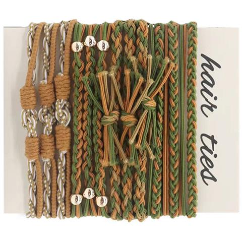 Elastici Per Capelli Intrecciati Bohemien - Confezione Da 12   Model 5 - Foto 2