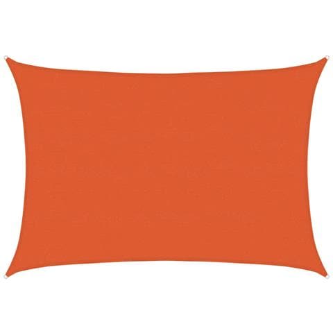 Vela Parasole 160 G/m Rettangolare Arancione 5x6 M In Hdpe - Foto 2