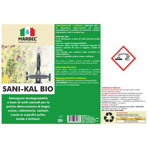 Sani-kal Bio 5ltx4pz - Disincrostante Anticalcare - Foto 5