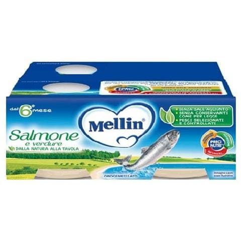 Mellin Salmone 4Pz 80Gr Omogeneizzato - Foto 1