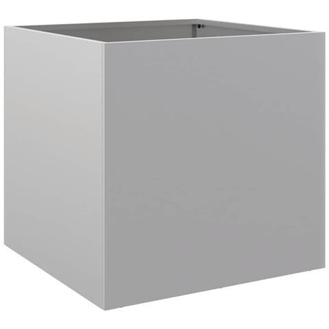 Fioriera Argento 42x40x39 Cm In Acciaio Zincato - Foto 1