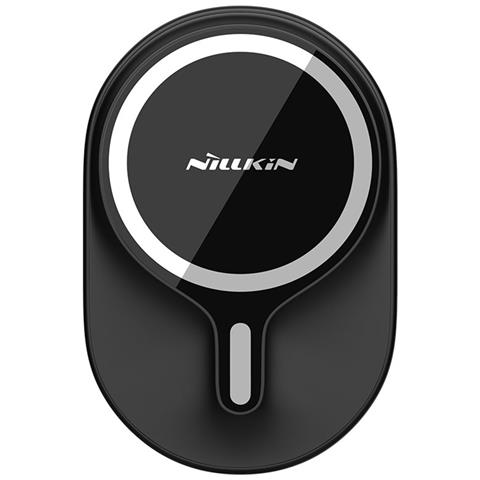 Magroad Supporto Magnetico Universale Per Auto Con Ricarica Wireless Da 10w, Nero - Foto 4