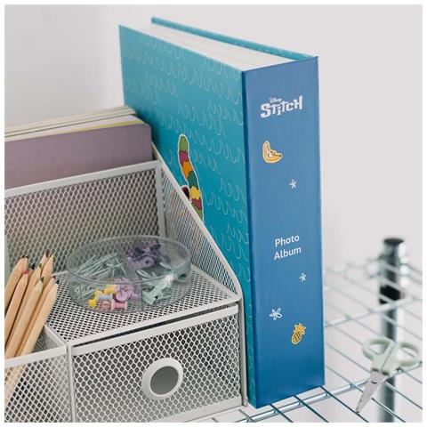 Album Fotografico Stitch 304 Buste Rigide 13x20 Cm, Blu - Foto 5