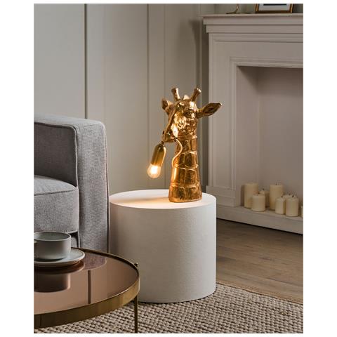 Lampada Da Tavolo Giraffa Malaika Oro - Foto 1