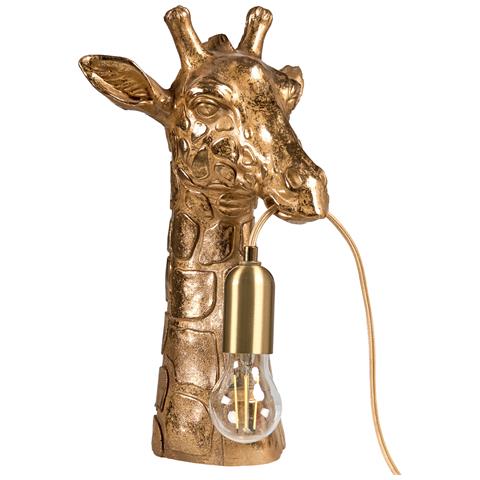 Lampada Da Tavolo Giraffa Malaika Oro - Foto 2