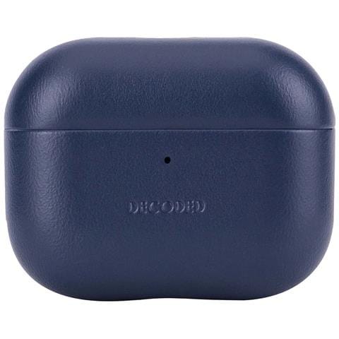 Custodia Per Airpods Pro 3 In Pelle Ultra Elegante Serie Aircase, Blu - Foto 1