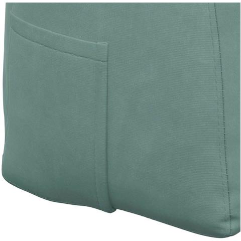 Cuscino per Schiena Verde Mare 180 x 24 x 50 cm Velluto - Foto 9