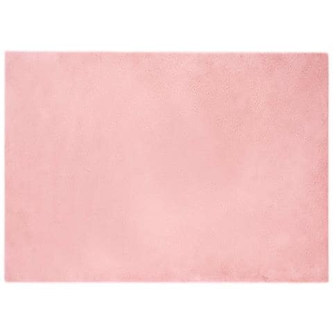Tappeto in Pelliccia Sintetica di Coniglio Olite Rosa - Foto 1