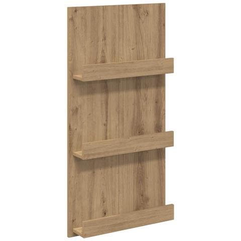 Scaffale per riviste Rovere artigianale 51 x 11 x 102 cm - Foto 1