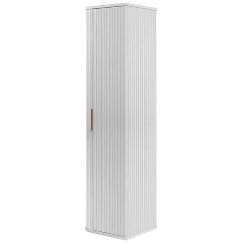 | Armadio alto 139 cm - bianco - mobili da bagno, mobili da bagno, armadio alto da bagno, armadio bianco da bagno, cassettiera da bagno - Foto 2