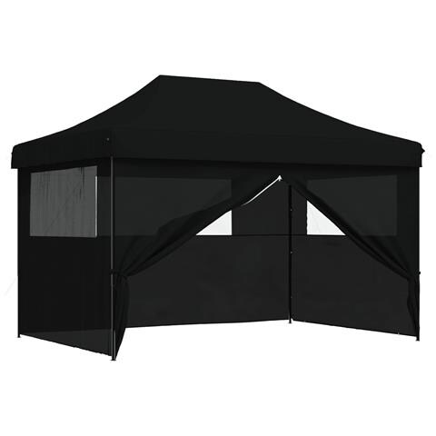 Tenda Party Nero 279 x 410 x 315 cm Tessuto Oxford - Foto 1
