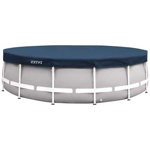 Copertura per piscina Ø457 x 20 cm Rotondo PVC e PET - Foto 1