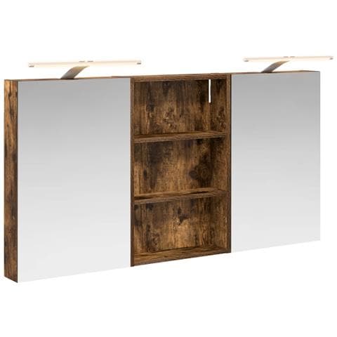 Set di Armadi da Bagno con porta 3 pcs 120 x 10,5 x 60,5 cm - Foto 1
