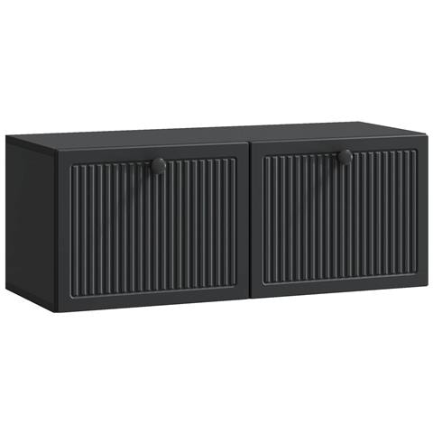 Mobile Porta TV da Muro Nero 78,5 x 31 x 30 cm - Foto 1