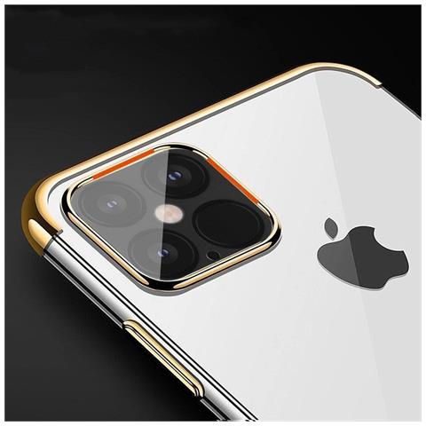Custodia In Tpu Gelida Trasparente Con Telaio Metallico, Per Xiaomi Redmi Note 11 Pro + 5g / 11 Pro 5g / 11 Pro Nero - Foto 1