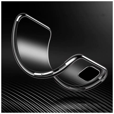 Custodia In Tpu Gelida Trasparente Con Telaio Metallico, Per Xiaomi Redmi Note 11 Pro + 5g / 11 Pro 5g / 11 Pro Nero - Foto 7
