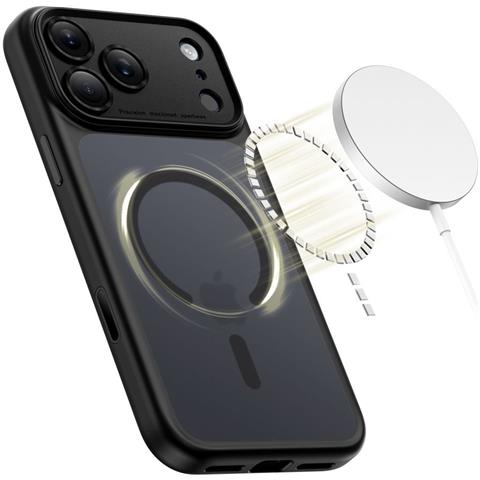 Custodia Per Iphone 17 Pro Con Magsafe Nera Opaca - Foto 2