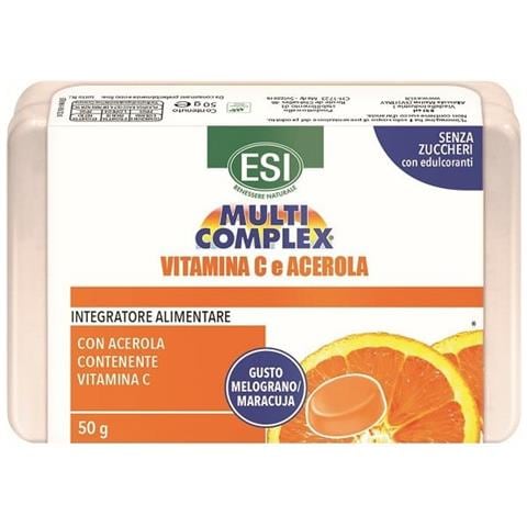 Multicomplex Vitamina C e Acerola Caramelle 50 g - Foto 1