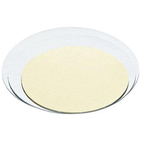 Sottotorta Tondo Accoppiato Oro E Argento Decora - Cm 13 (12pz)  - Foto 1