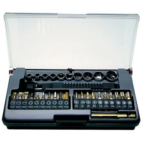 kit 32 pz cricco+bussole+bits - Foto 1