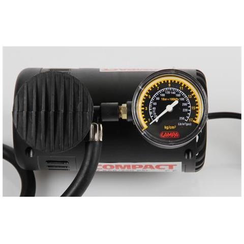 Mini Compressore 12v Accendisigari Bici Gonfiabili Manometro 72150 - Foto 2