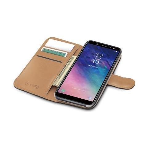 Custodia Wally per Galaxy A6 (2018) - Nero - Foto 2