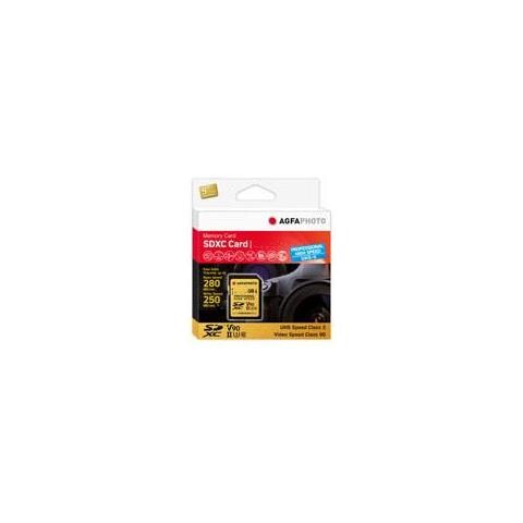 SDXC UHS II 256GB Professional High Speed U3 V90 - Foto 1