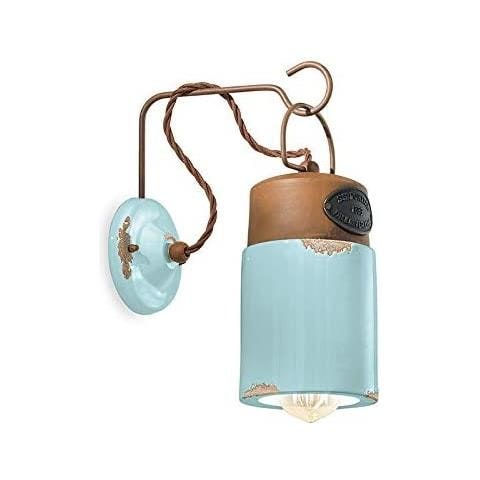 Industrial C1621, Applique, - Azzurro - Foto 1