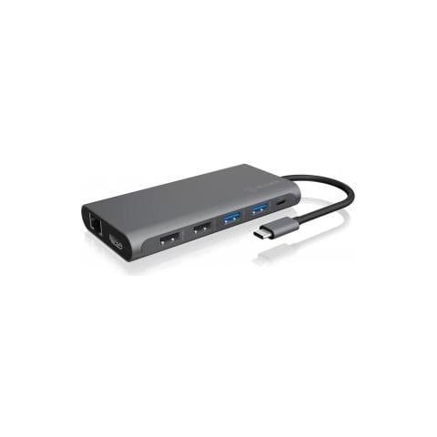 Dockingstation IB-DK4050-CP USB 3.2 Gen 1 (3.1 Gen 1) Type-C 5000 Mbit / s Antracite - Foto 1