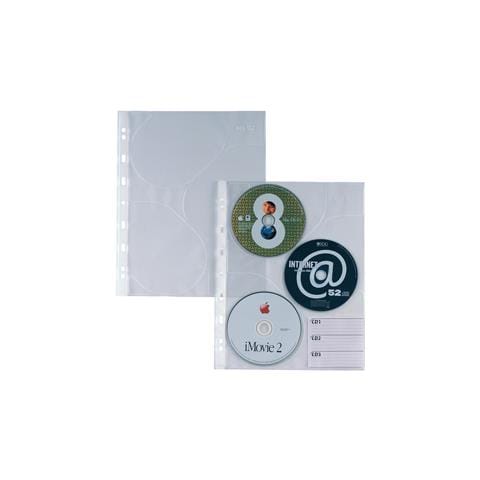 10 Buste Forate Per 3 Cd Atla Cd 3 21x29,7 - Foto 1